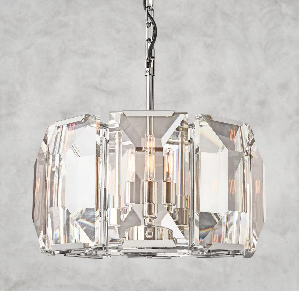 Harlow Crystal Round Chandelier 19", 31", 43", 60"